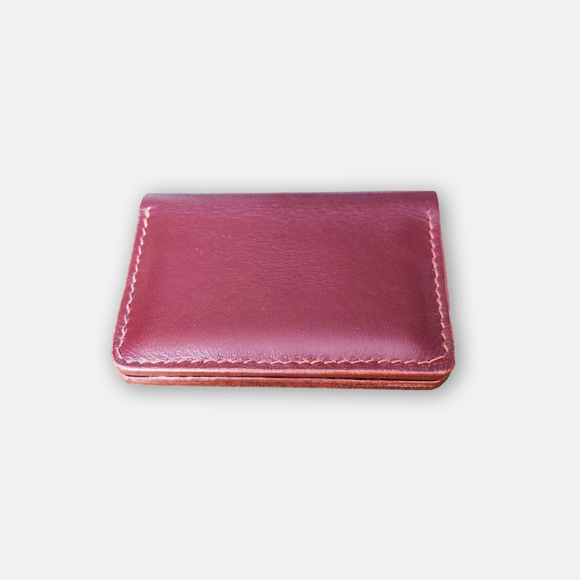 Tan Brown Leather Card Wallet - Sturd Craft