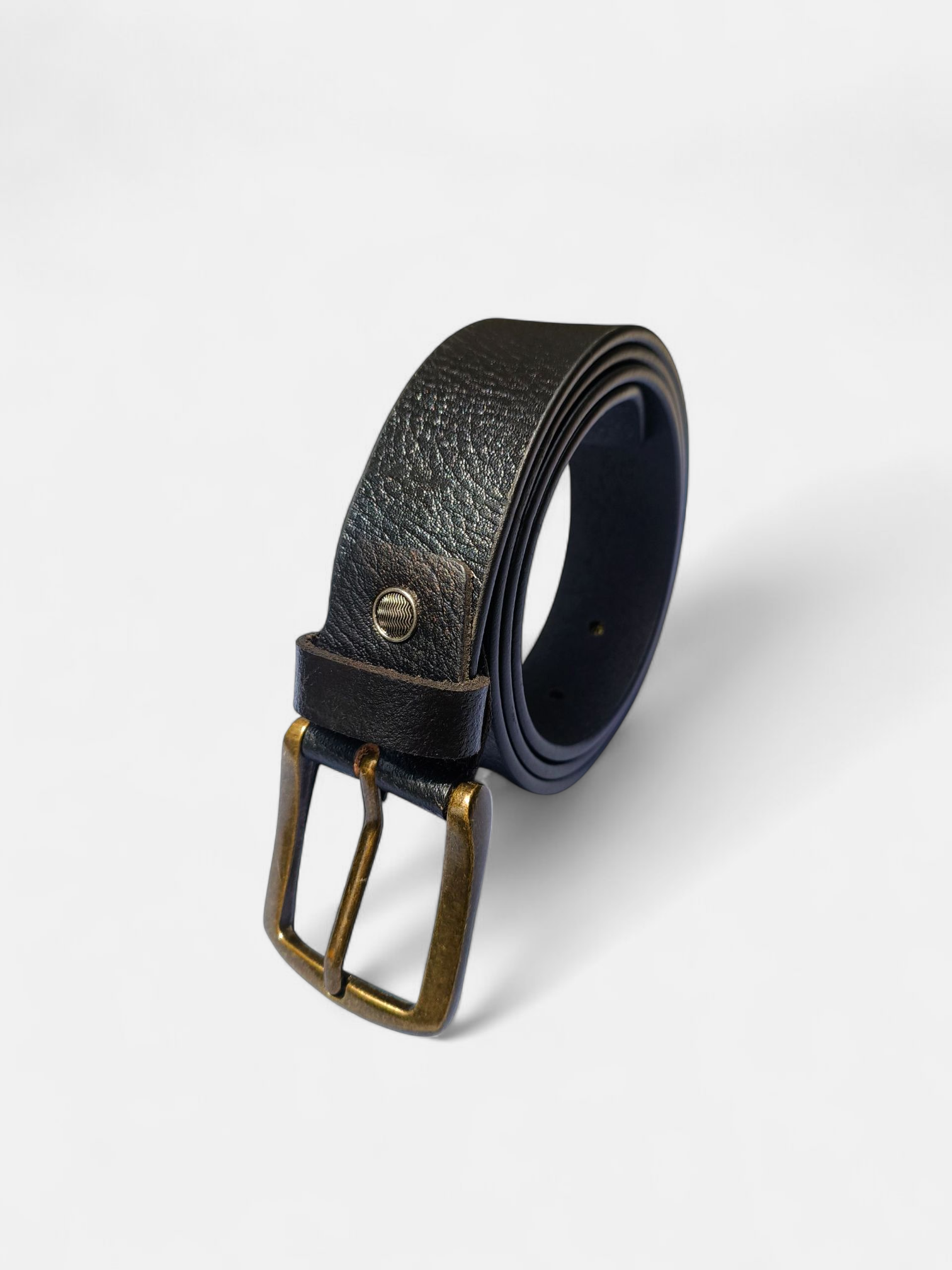 Genuine Leather Belt Black - Sturd Craft