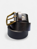 Genuine Leather Belt Black - Sturd Craft