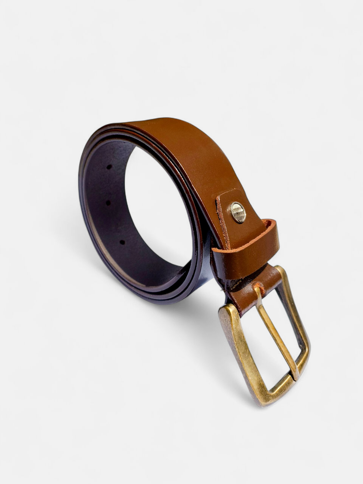 Genuine Leather Belt Brown - Sturd Craft