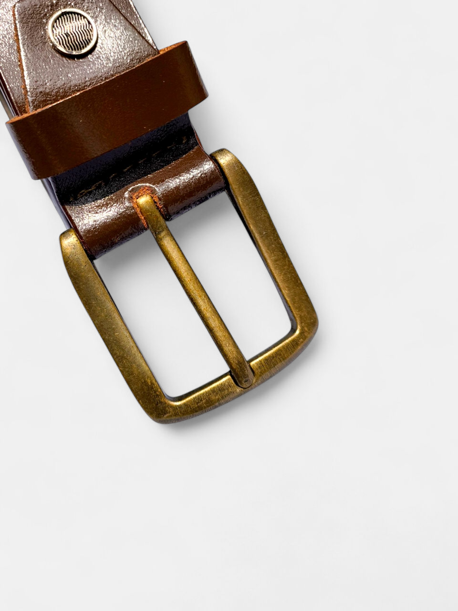 Genuine Leather Belt Brown - Sturd Craft
