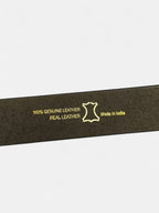 Genuine Leather Belt Black - Sturd Craft