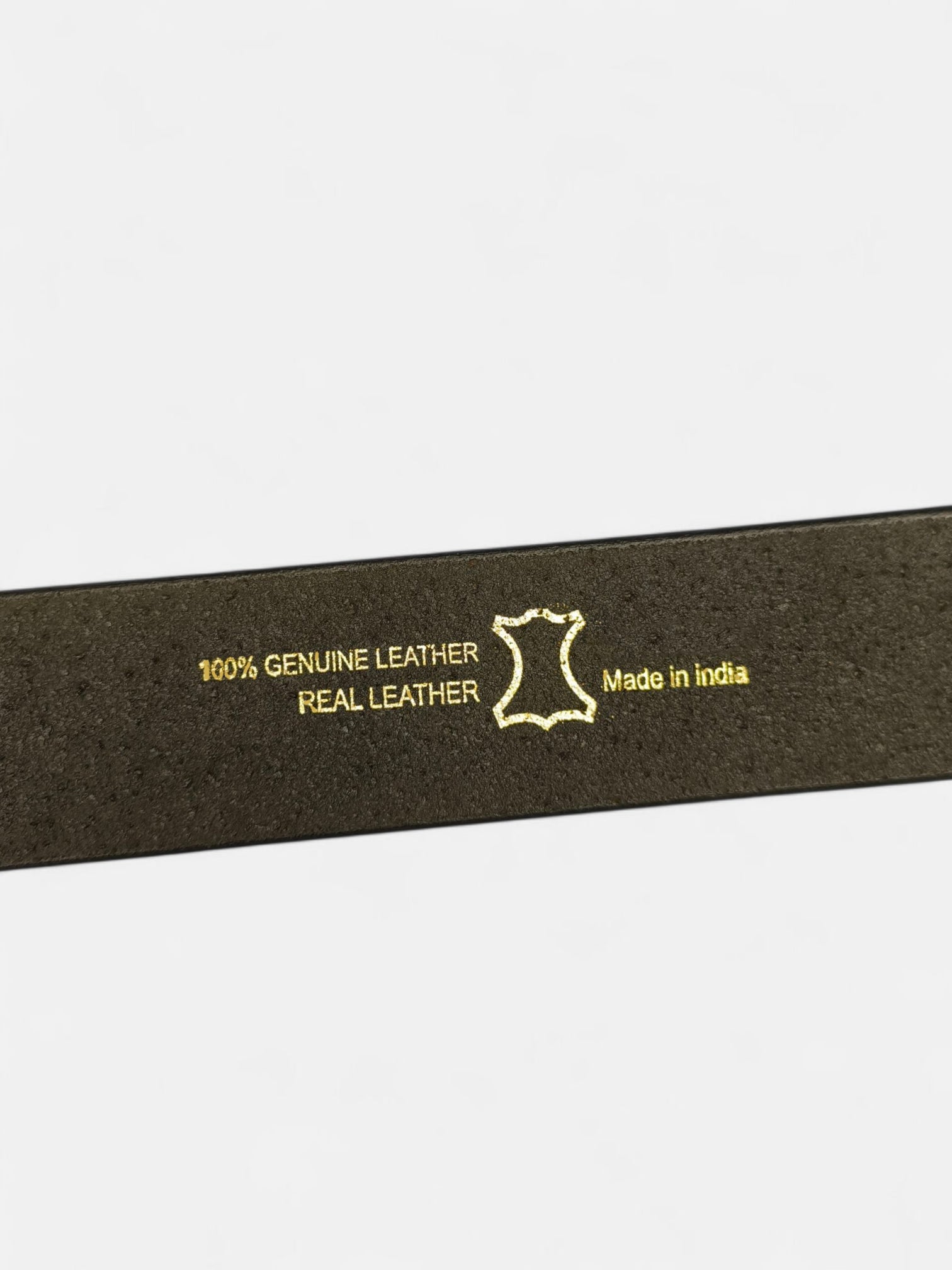 Genuine Leather Belt Black - Sturd Craft