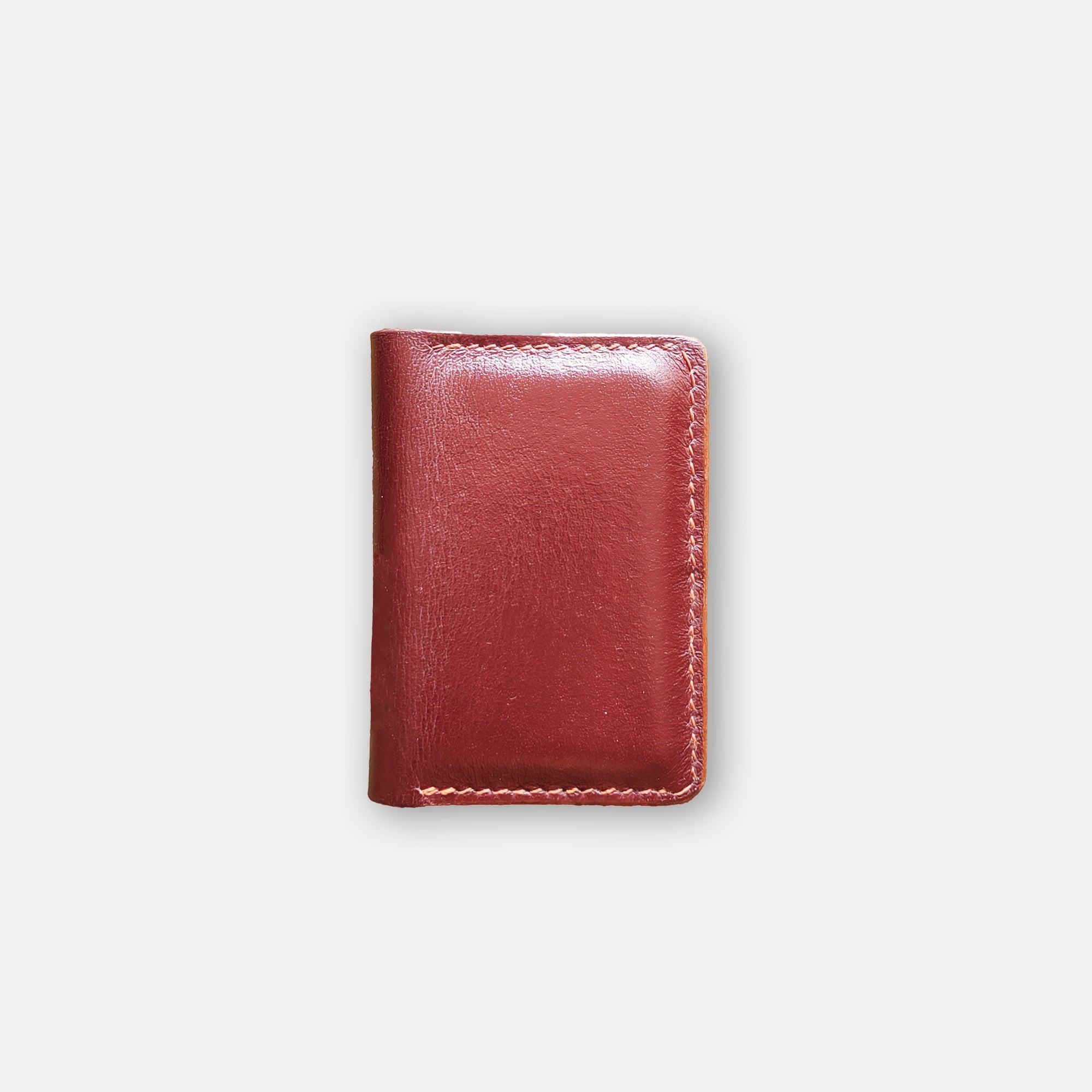 Tan Brown Leather Card Wallet - Sturd Craft