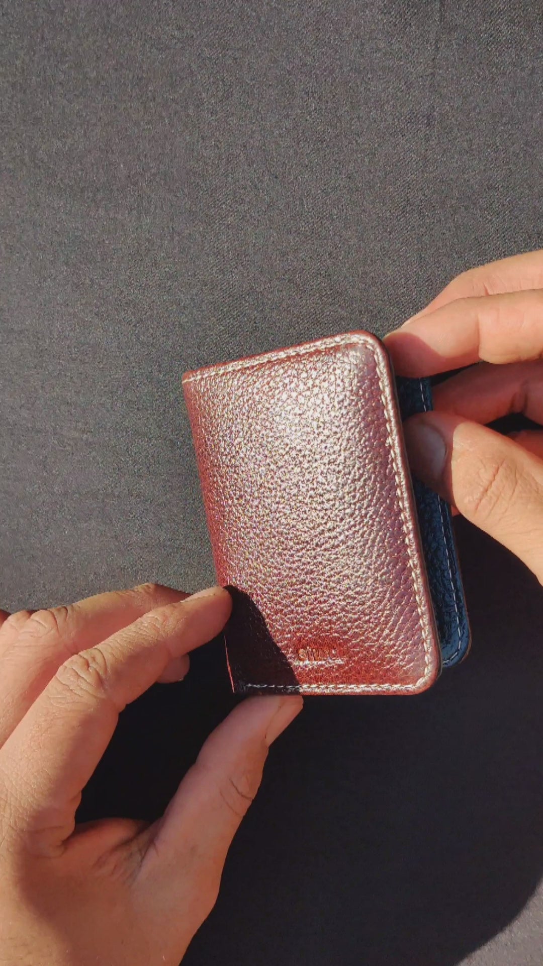 Genuine Leather Wallet Brown