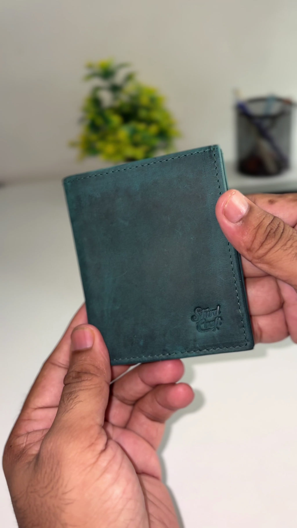 Mens Pullup Leather Wallet