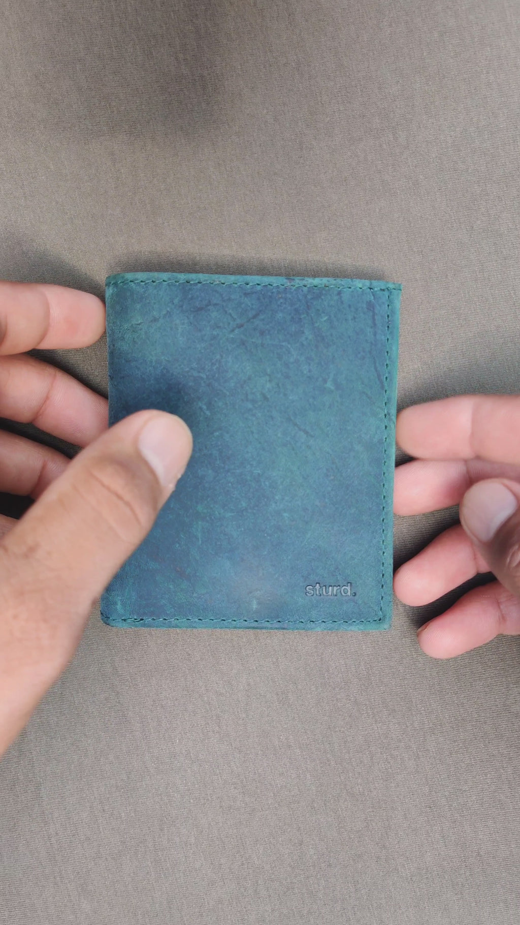 Mens Pullup Leather Wallet